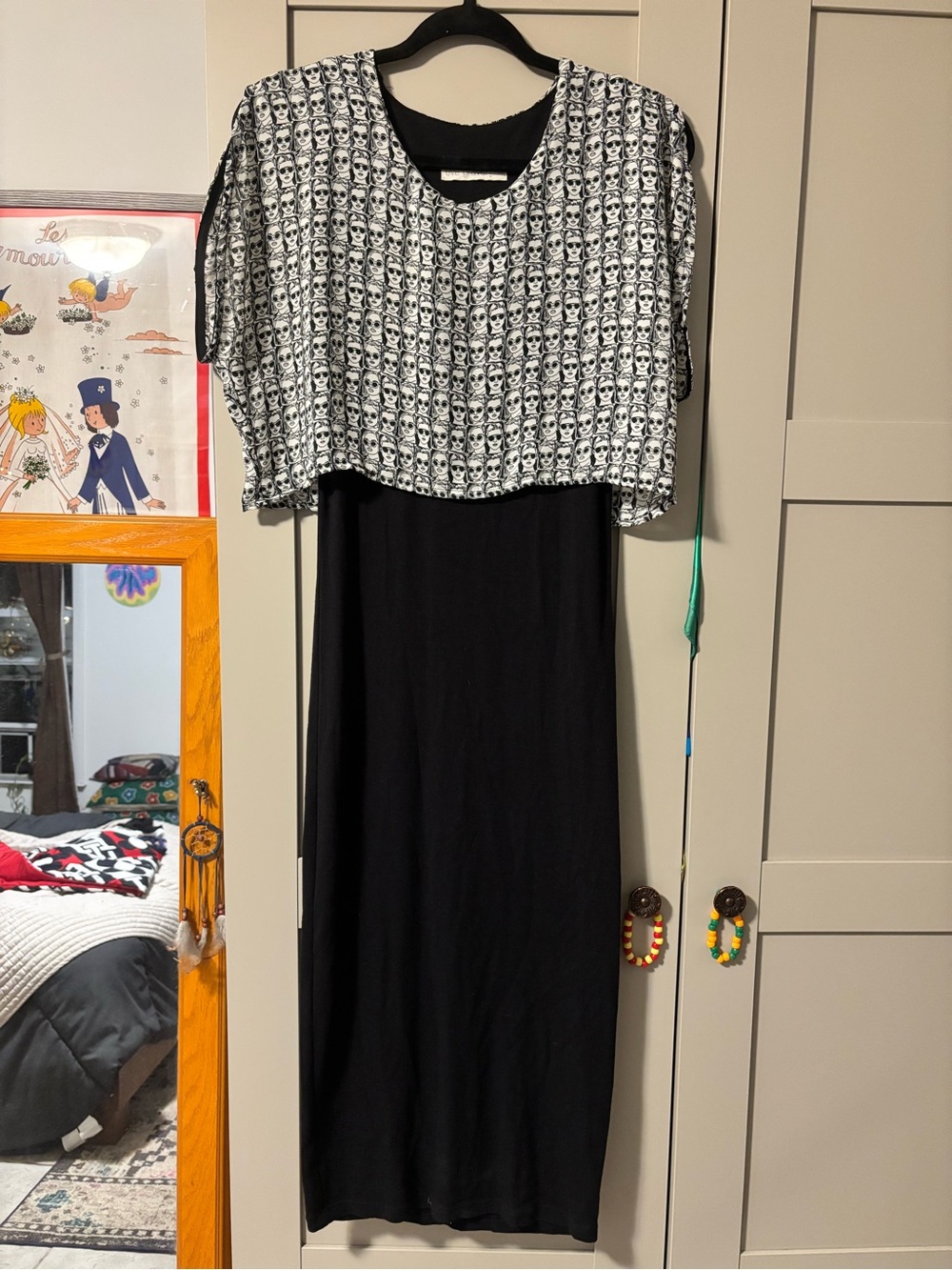 EUC Eve Gravel faces dress- XS